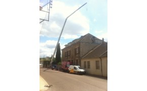 Grue sur remorque occasion KLAAS 28m